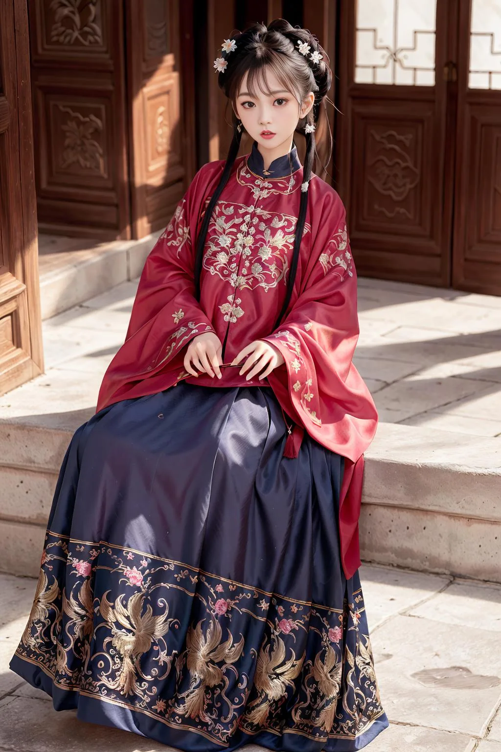 图片[2]_中国传统服装美轮美奂 【hanfu 汉服】 Lora 模型展示，附带AI绘画提示词_Qpipi