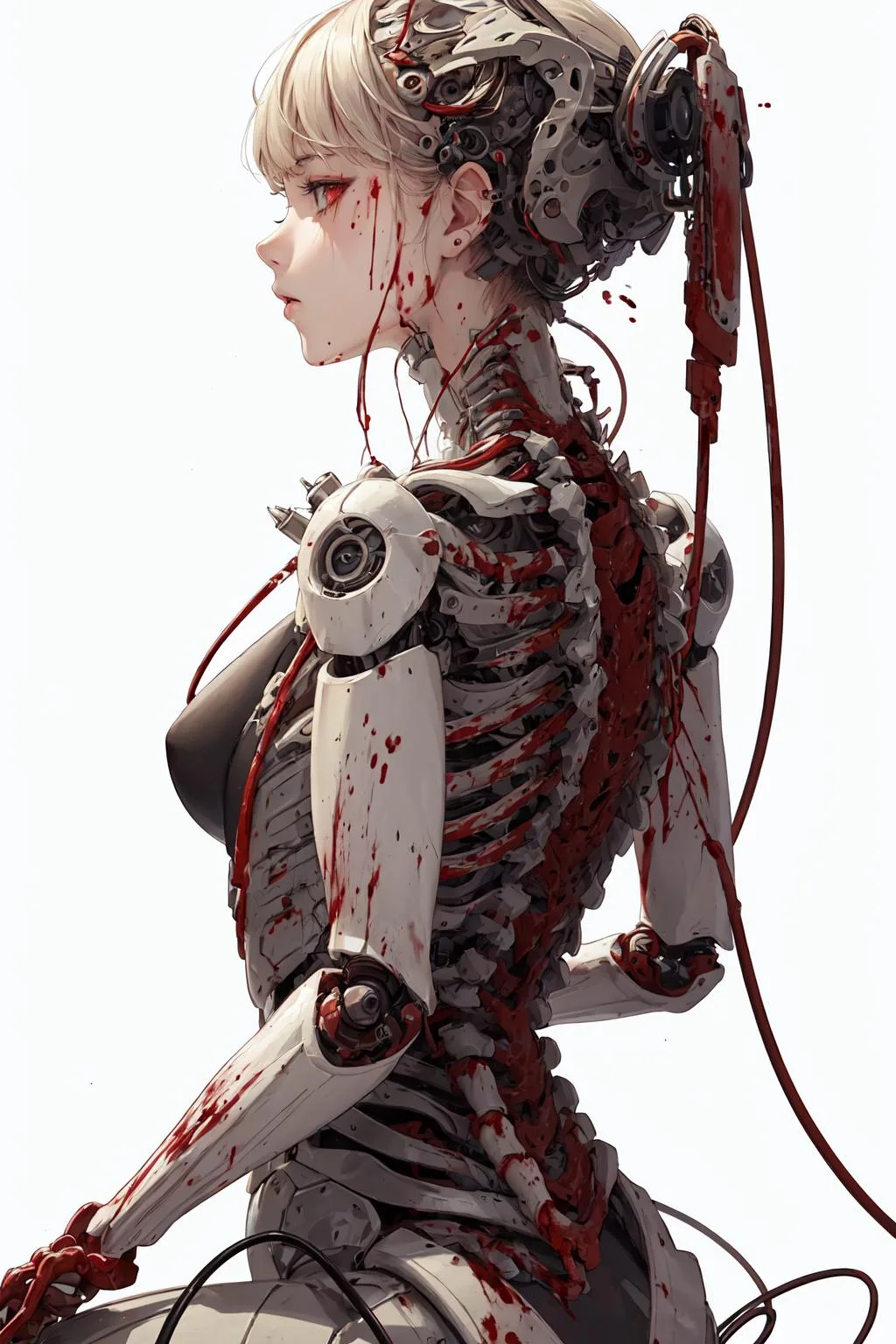 图片[3]_机械少女-血之殇：GhostMix 模型展示，附带AI绘画提示词_Qpipi