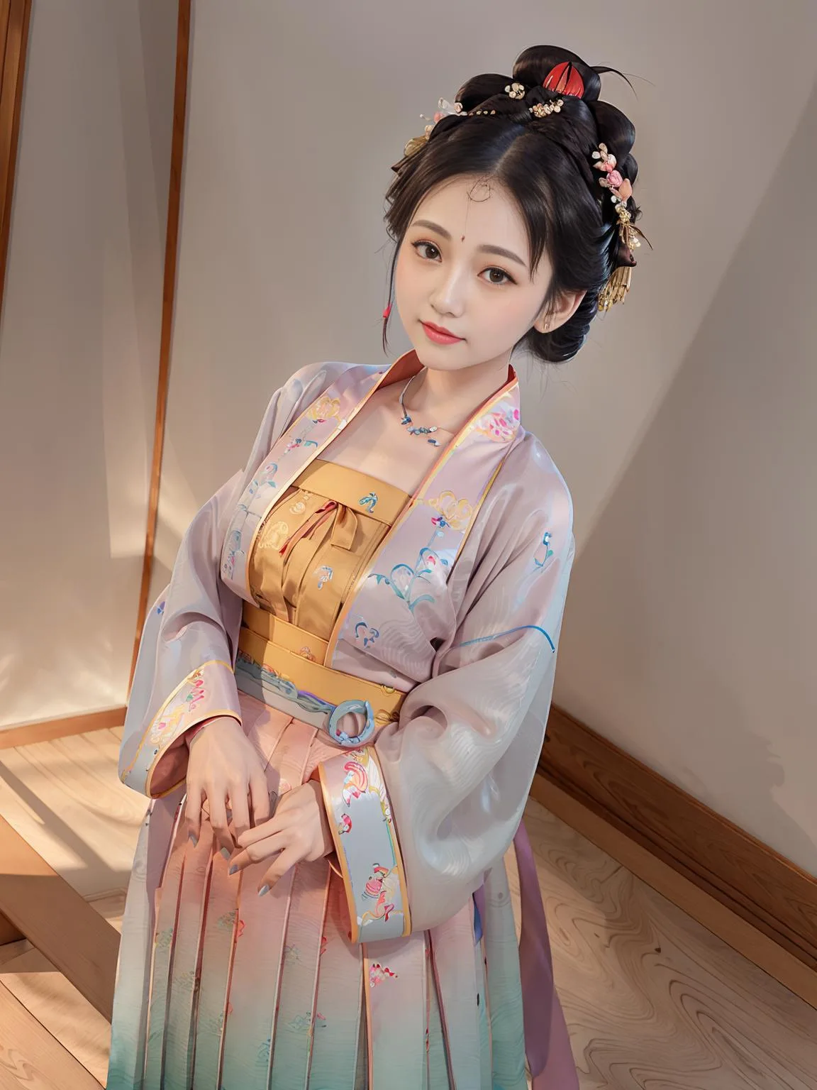 图片[5]_唐、宋、明中国传统服装 【hanfu 汉服】 Lora 模型展示，附带AI绘画提示词_Qpipi