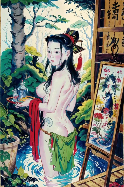 图片[8]_传统门神画风格 Chinese Traditional Door Gods Painting Style LoRA 展示，附带AI绘画提示词_Qpipi