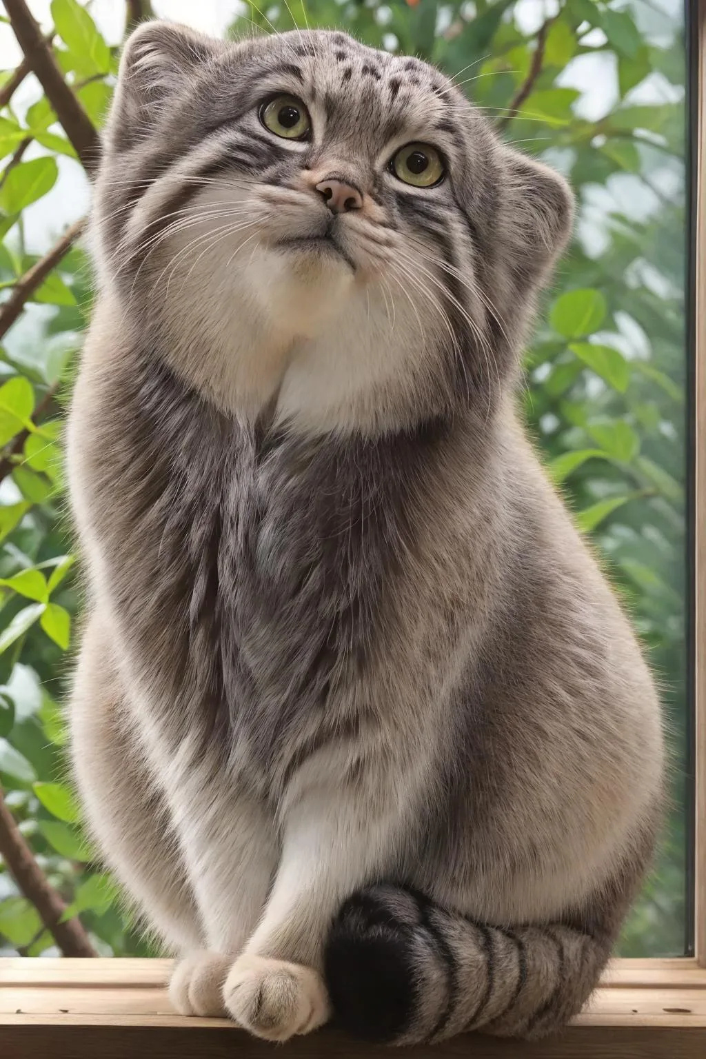 图片[2]_【狲爷驾到】绘制可爱的猫猫  Pallas’s cat 兔狲 manul LoRA展示，附带AI绘画提示词_Qpipi