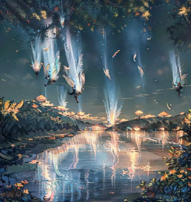 图片[9]_极光和宇宙星云背景 Auroral Background Lora 展示，附带AI绘画提示词_Qpipi