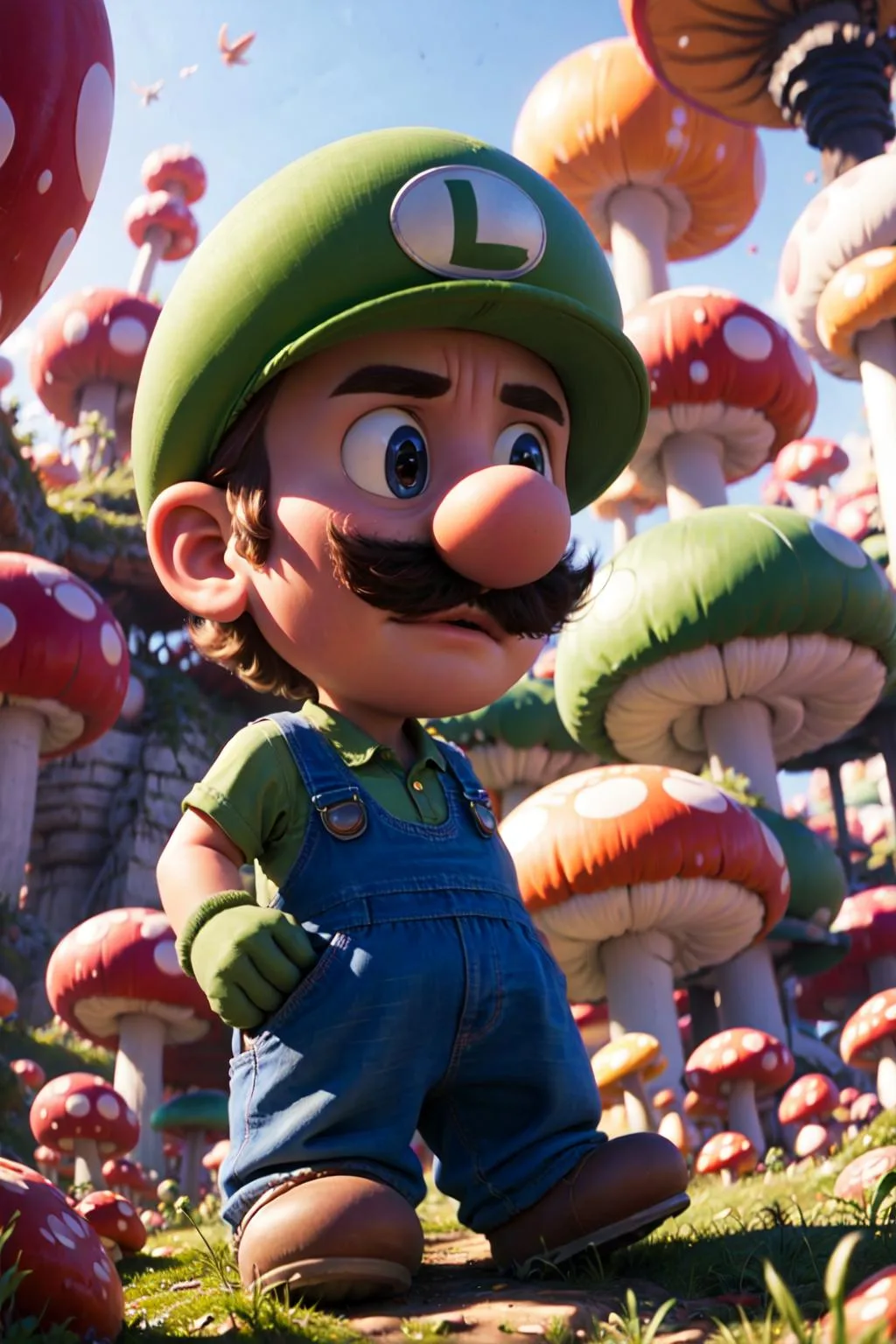 超级马里奥兄弟大电影模型 Super Mario The Movie LyCORIS 展示，附带AI绘画提示词_Qpipi