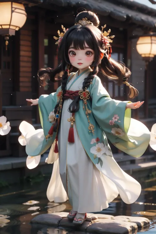 图片[1]_Q版国风萌玩 Chinese style cute doll Lora 展示，附带AI绘画提示词_Qpipi