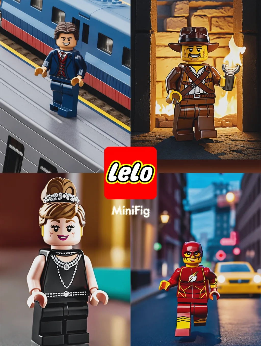 LeLo LEGO LoRA，都变成乐高积木，乐高方头仔_Qpipi