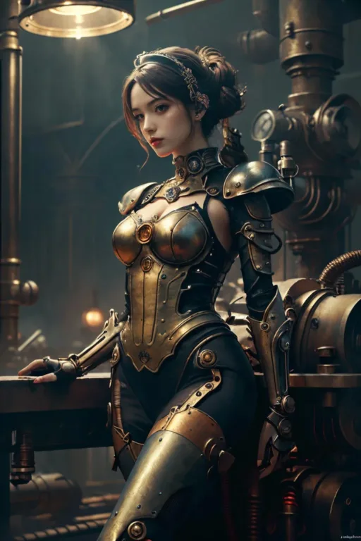 图片[3]_蒸汽朋克机械风格 SteamPunkMachinery Lora 展示，附带AI绘画提示词_Qpipi