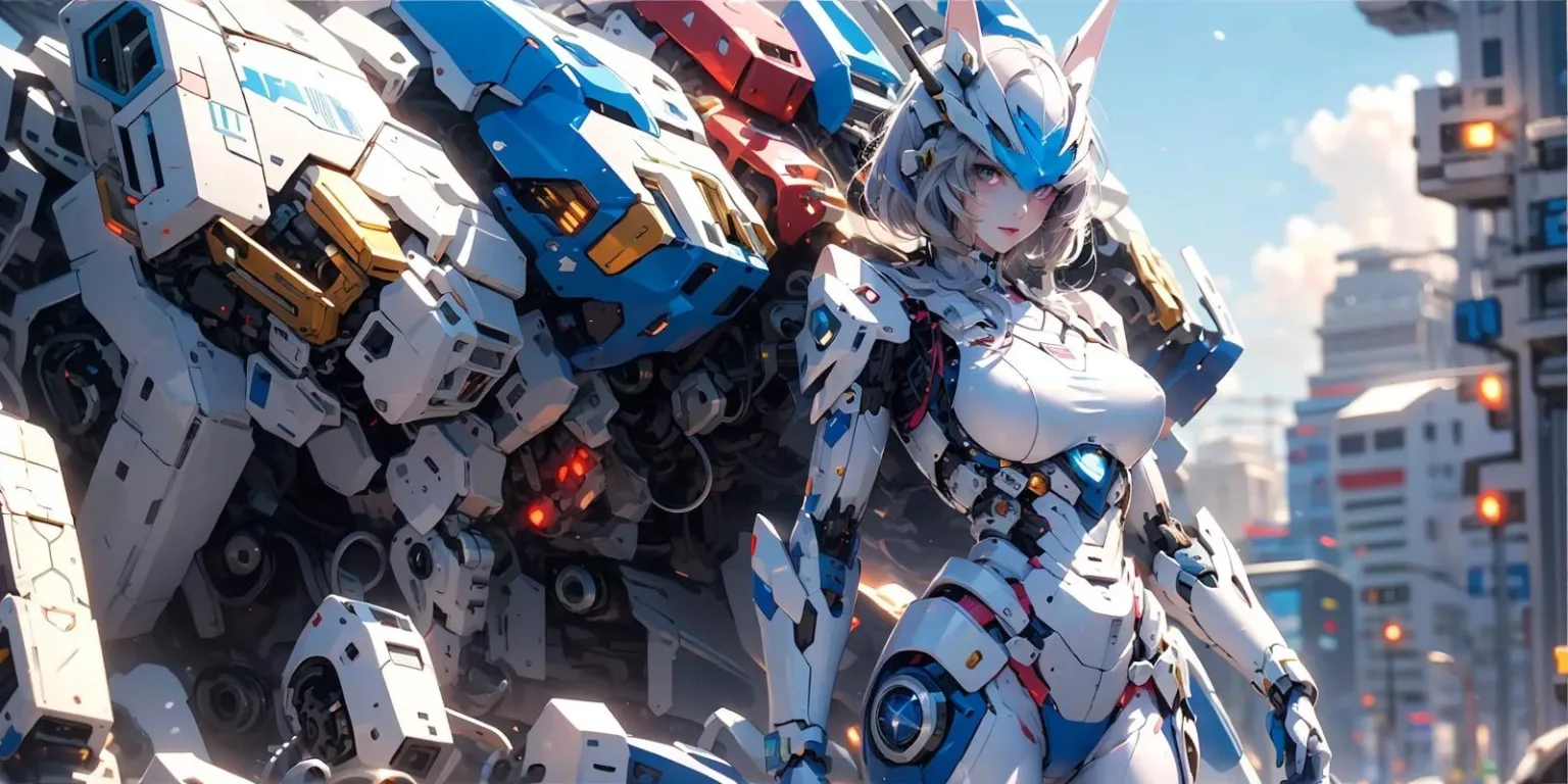 图片[5]_高达少女，机动少女 Gundam girl Lora 展示，附带AI绘画提示词_Qpipi