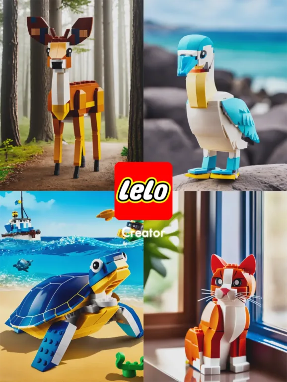 图片[4]_LeLo LEGO LoRA，都变成乐高积木，乐高方头仔_Qpipi