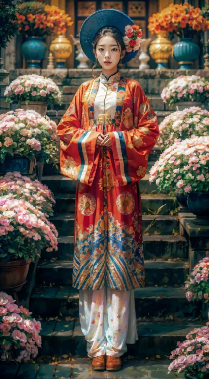 图片[3]_Vietnamese Nhat Binh Dress Lora，越南传统服饰风格_Qpipi