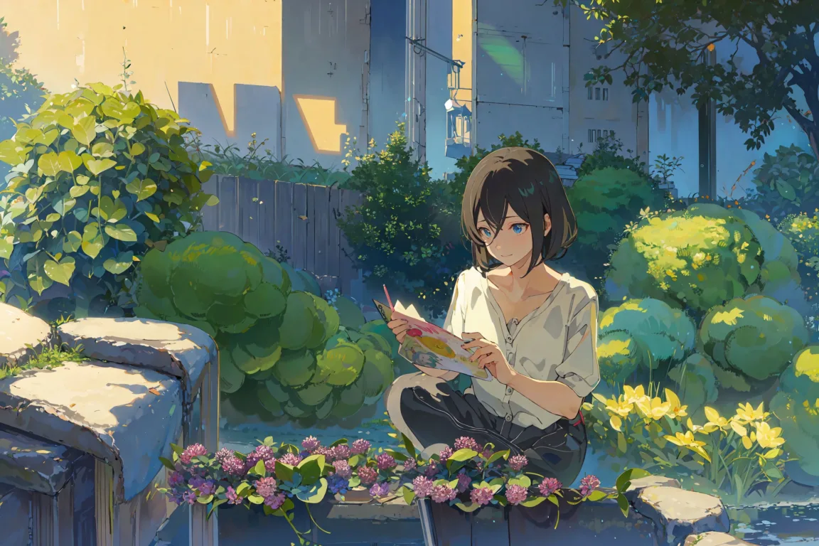 图片[9]_言叶之庭，新海诚 The Garden of Words Makoto Shinkai Lora 展示，附带AI绘画提示词_Qpipi