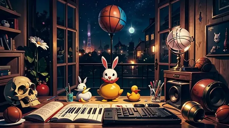 Hidden Objects Game Concept Lora，寻物游戏概念模型_Qpipi