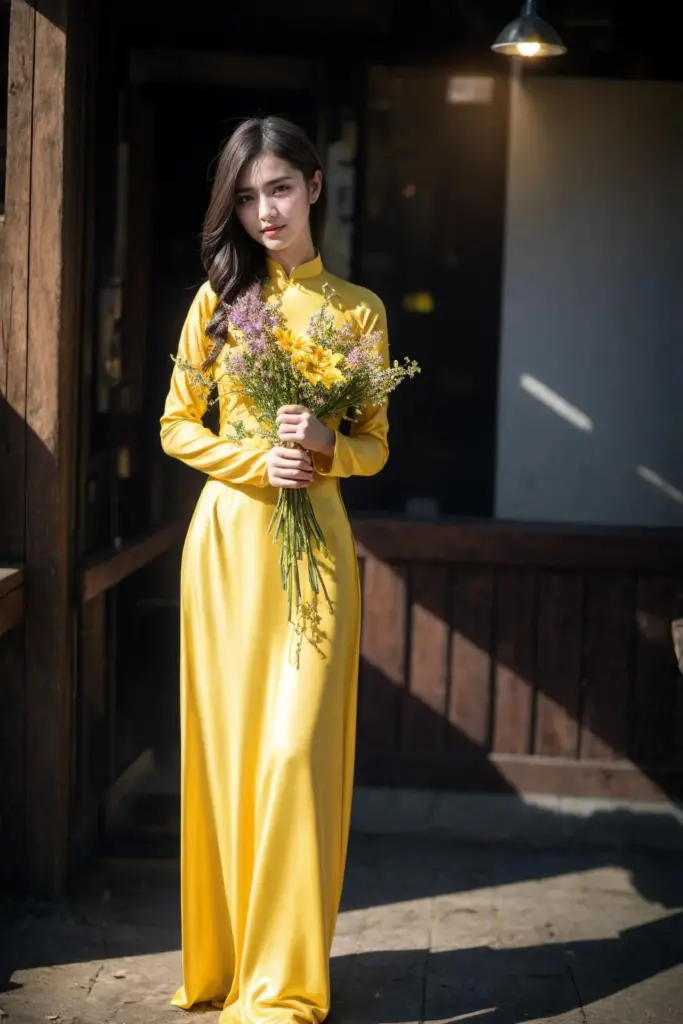 图片[4]_【v2】越南美女脸模和奥黛服装 aoDai Vietnamese Lora AI绘画作品_Qpipi
