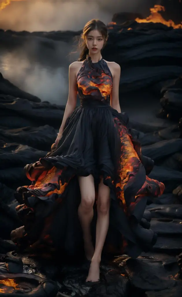 图片[1]_熔岩风格 Lava Dress Lora AI绘画作品_Qpipi