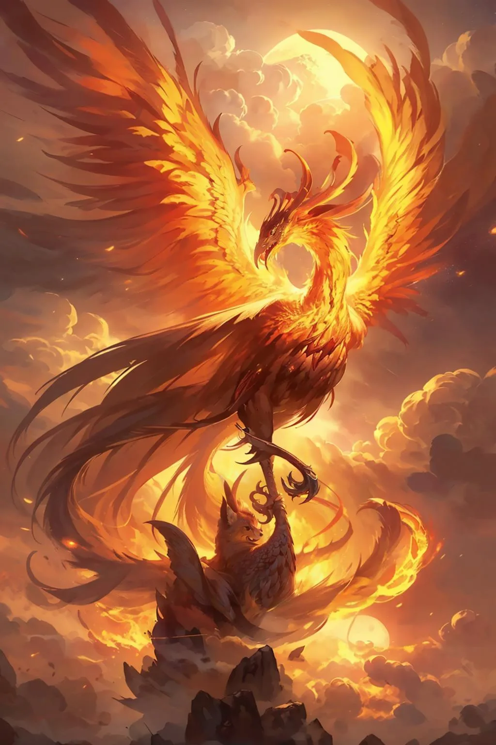 Phoenix Lora，火凤凰（神兽朱雀）_Qpipi