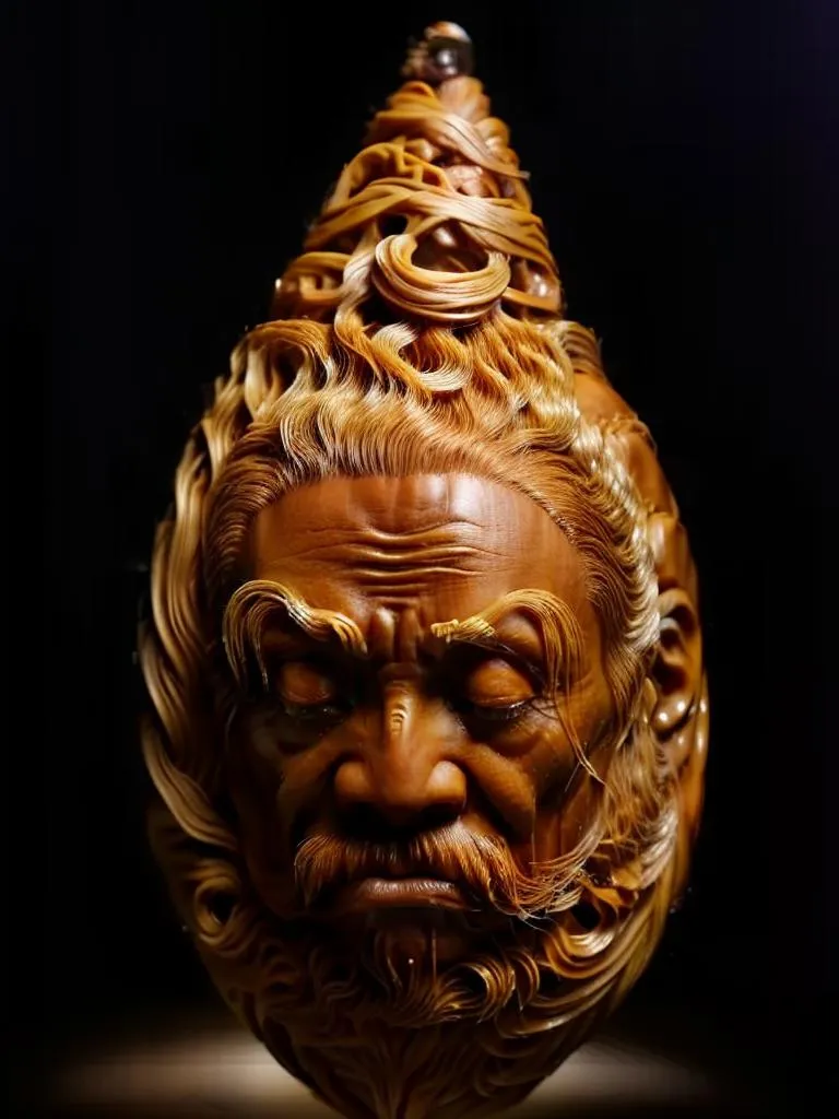 图片[3]_Chinese nut carving Lora，中国风坚果雕刻_Qpipi