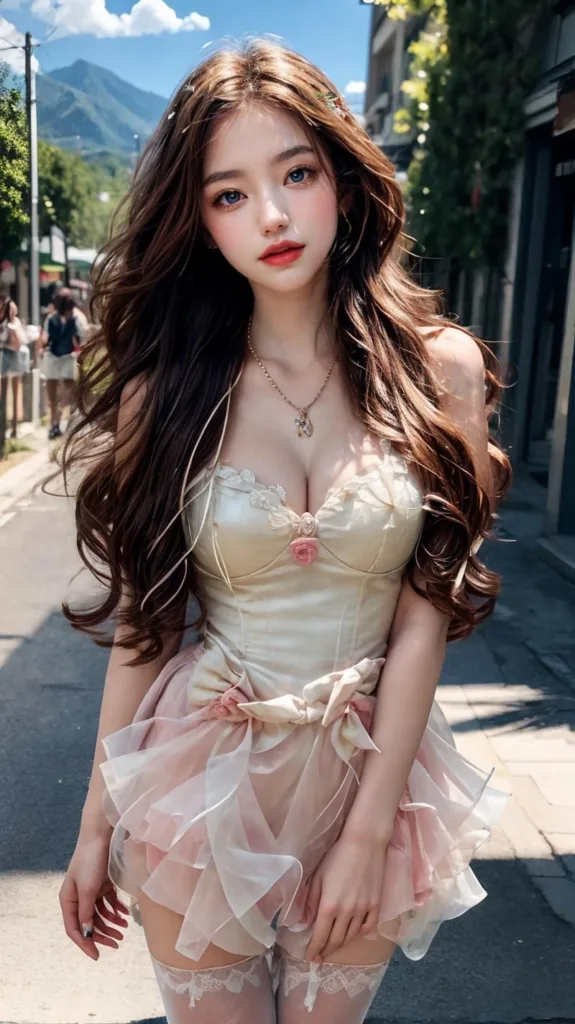 图片[3]_Romantic Rosette dress Lora，浪漫的玫瑰花裙_Qpipi