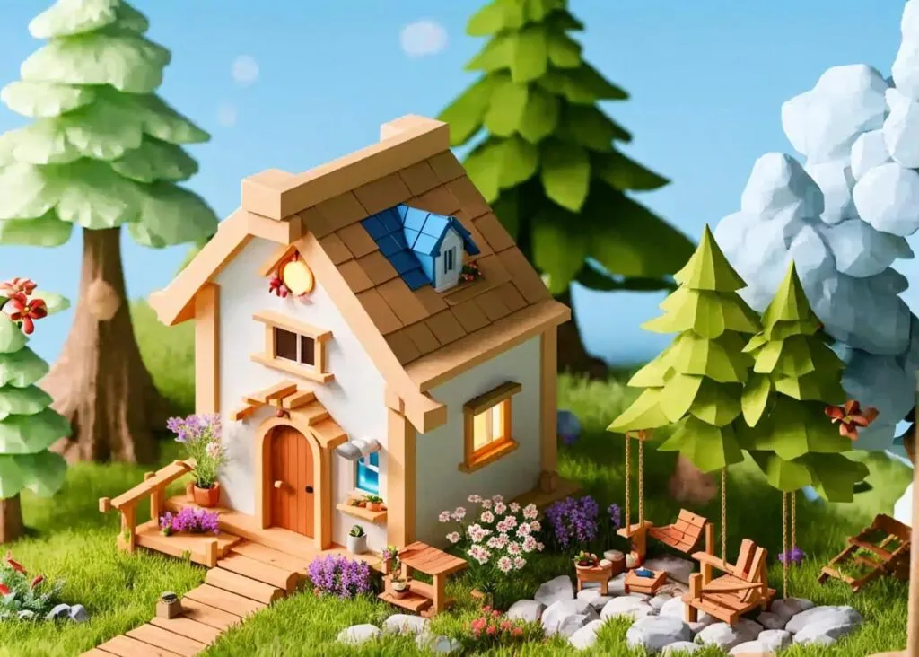 图片[1]_Lovely house Lora，可爱的3D小房子_Qpipi