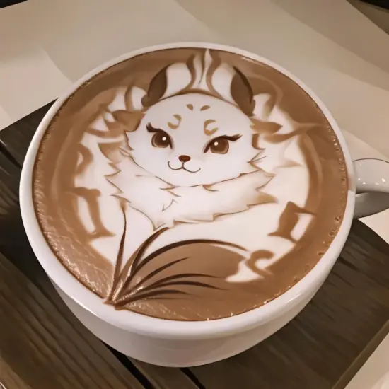 Latte Art Concept LoRA，拿铁拉花艺术概念_Qpipi