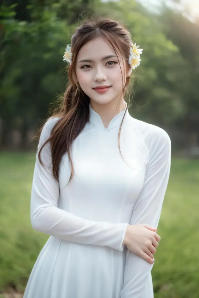 图片[4]_【v1】越南美女脸模和奥黛服装 aoDai Vietnamese Lora AI绘画作品_Qpipi