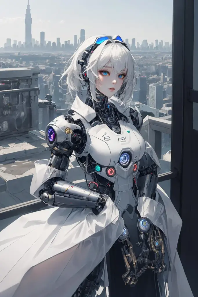 图片[2]_【v1】未来机械体风格 Futuristicbot4 Lora AI绘画作品_Qpipi
