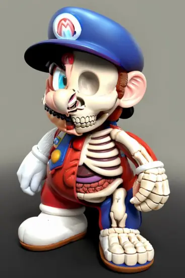 Skeleton Toy Lora，给所有生物做个骨骼_Qpipi