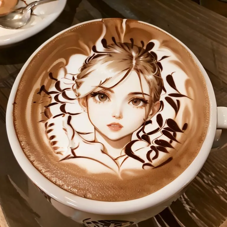 图片[1]_拿铁拉花艺术概念 Latte Art Concept LoRA AI绘画作品_Qpipi