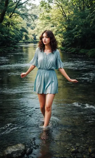 森林之光 The forest light Lora AI绘画作品_Qpipi