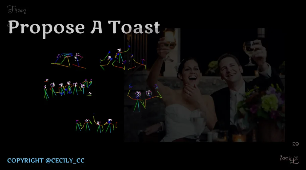 图片[1]_【Poses】5 Propose Toast Pose，5种举杯祝酒姿势，姿势控制火柴人_Qpipi
