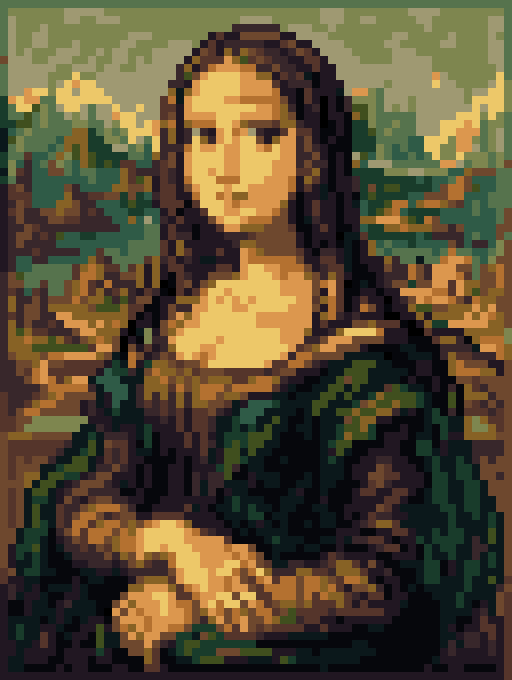 Pixel Portrait Lora，svportrait64 像素图片风格_Qpipi