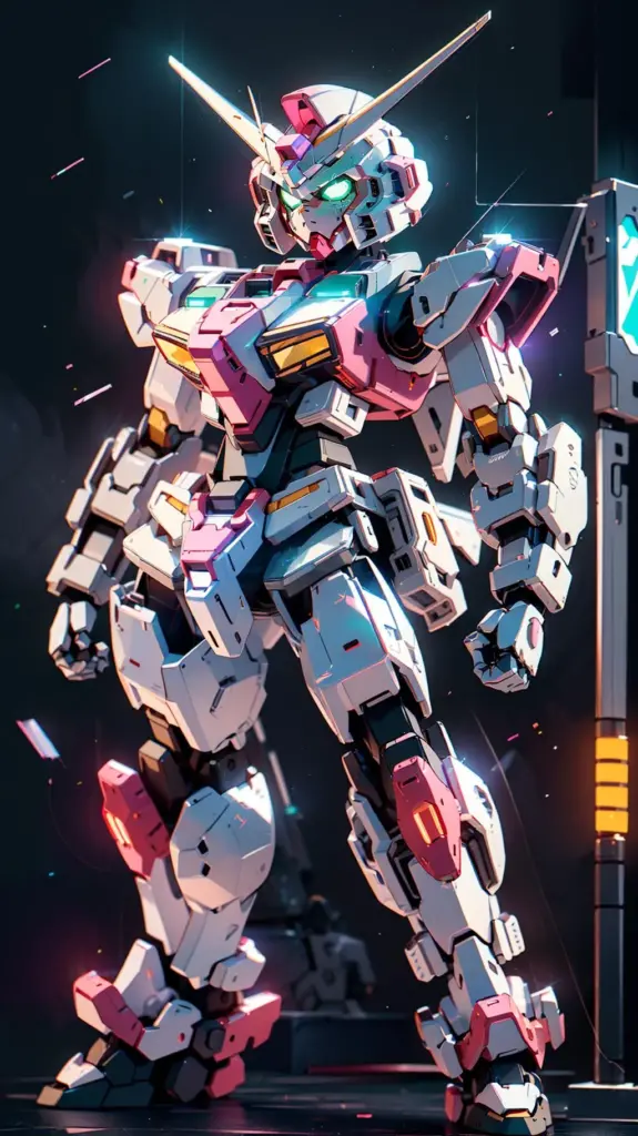 图片[2]_【v1】高达机甲模型 Gundam Mecha Lora AI绘画作品_Qpipi