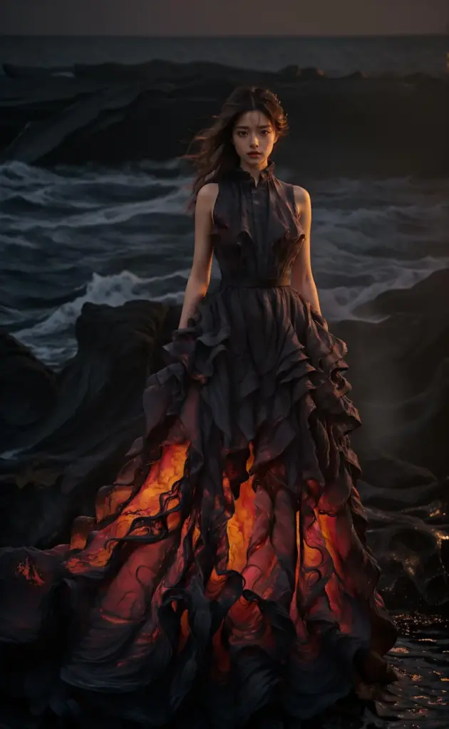 图片[1]_Lava Dress Lora，熔岩风格_Qpipi