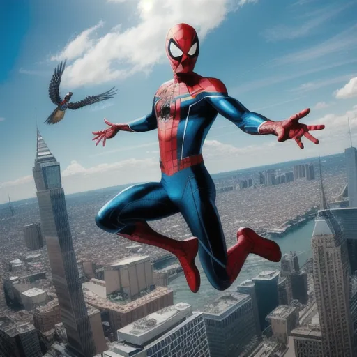 图片[4]_【Poses】13 Superhero Spiderman pose，13种蜘蛛侠姿势控制火柴人_Qpipi