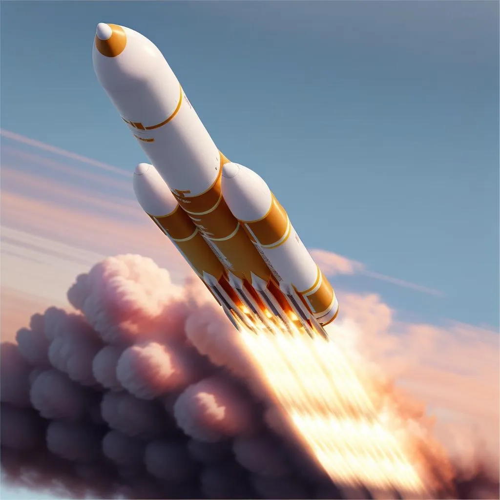 图片[3]_火箭发射和火箭上天 Rocket Startup & Rocket Sky Lora，AI绘画作品_Qpipi