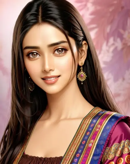 Bollywood Doll Likeness Lora，印度宝莱坞娃娃肖像脸模_Qpipi
