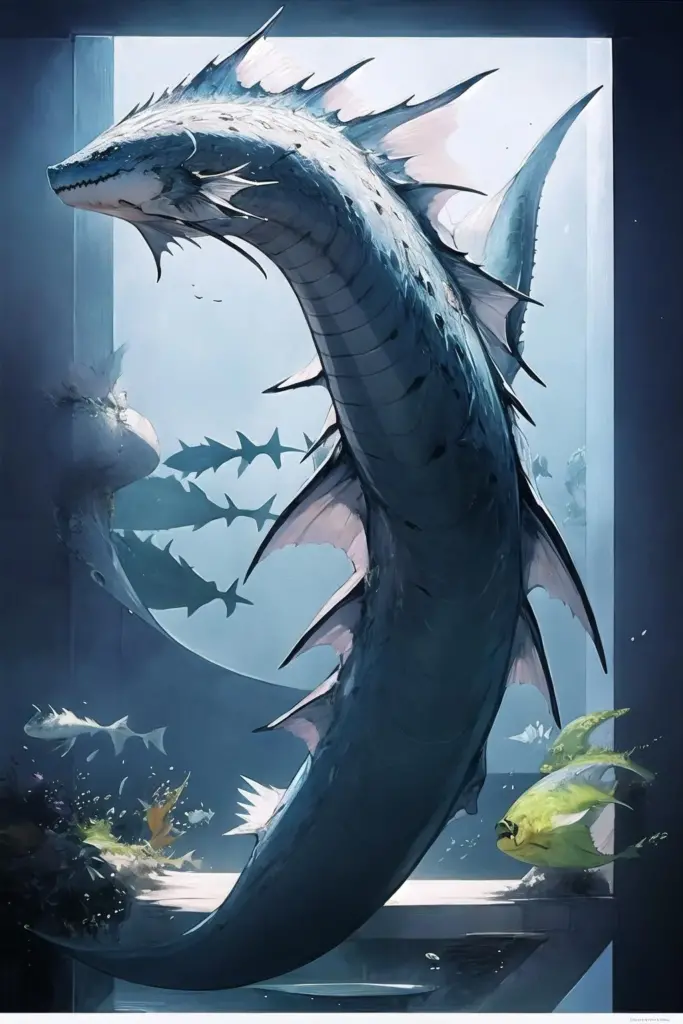 图片[3]_Sea dragon Concept Lora，西方海龙概念风格_Qpipi