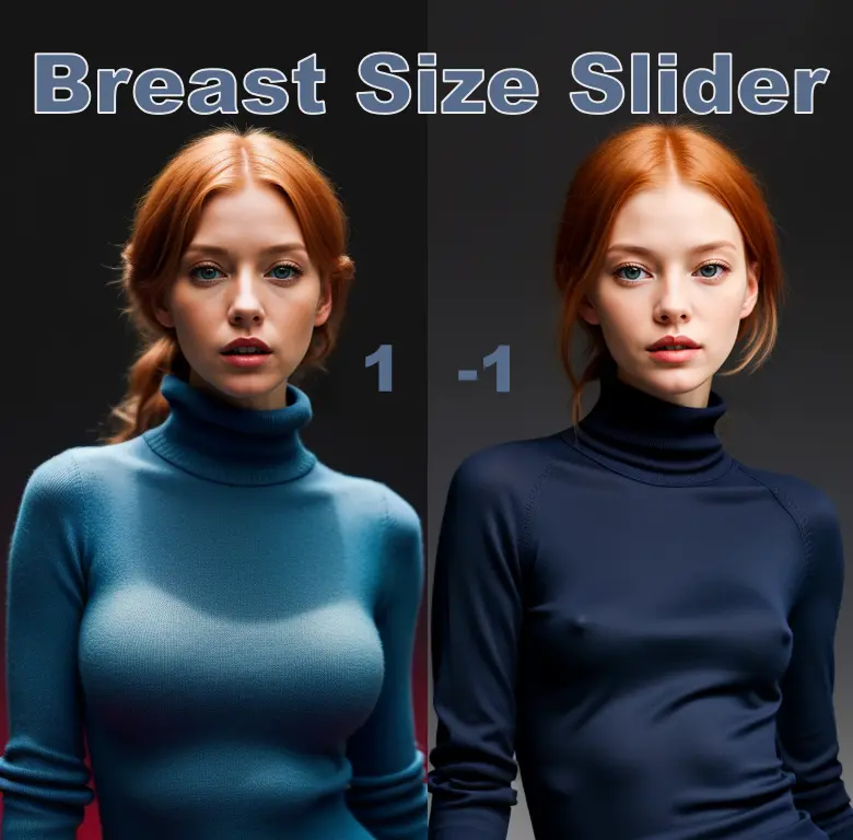 Breast size slider Lora，胸部尺寸调整_Qpipi