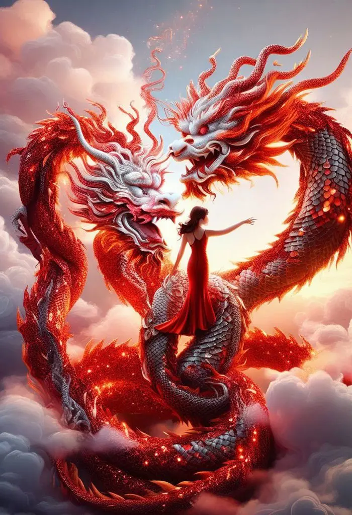 图片[2]_国风亚洲龙风格 Asian Dragons SDXL Lora AI绘画作品_Qpipi