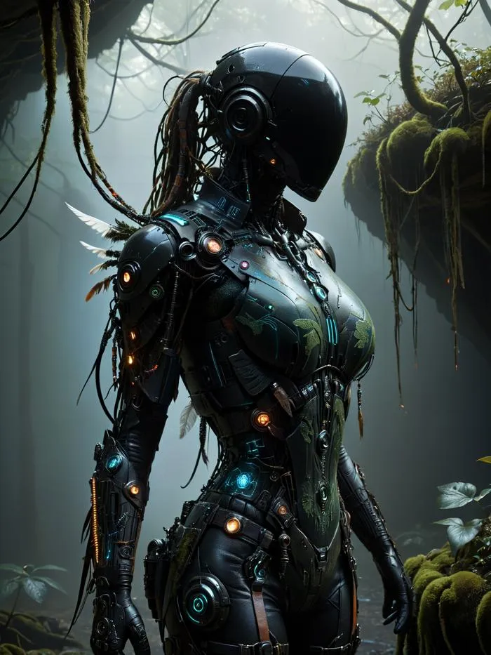 图片[3]_Faceless Cyborgs XL LoRA，无面的赛博机械人_Qpipi