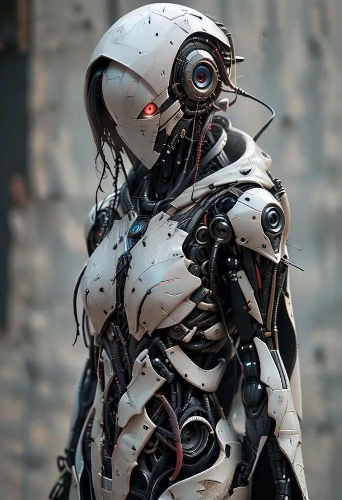 图片[2]_Faceless Cyborgs XL LoRA，无面的赛博机械人_Qpipi
