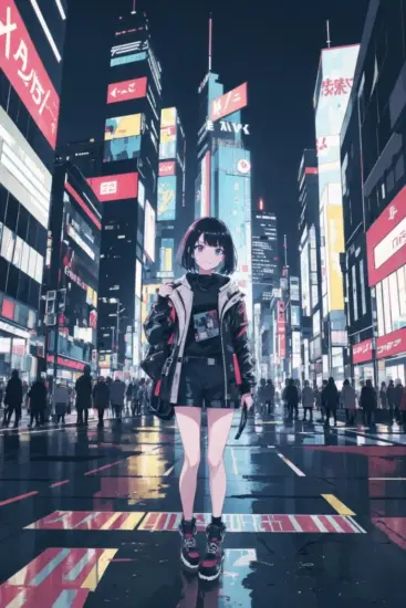【v2.0】Aniflatmix - Anime Flat Color Style Mix AI绘图模型，平涂风格_Qpipi