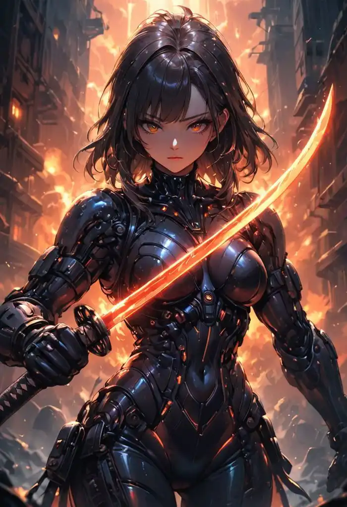 图片[2]_Weapon Katana LoRA