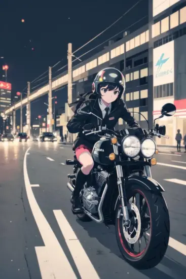 平涂风格 Aniflatmix - Anime Flat Color Style Mix AI绘画作品_Qpipi