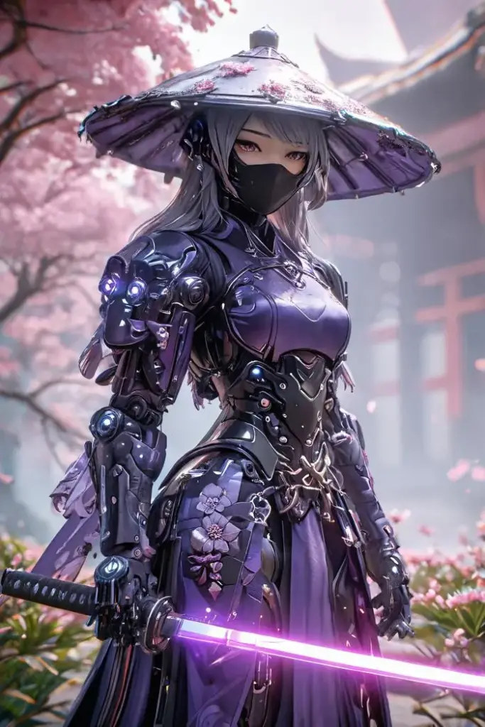 图片[6]_XL Cyborg Samurai LoRA，赛博格武士风格_Qpipi