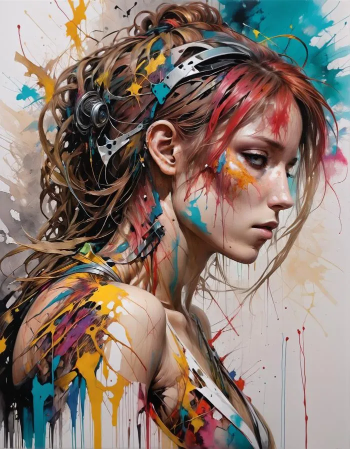 Carne Griffiths XL Style LoRa，Carne Griffiths抽象概念_Qpipi