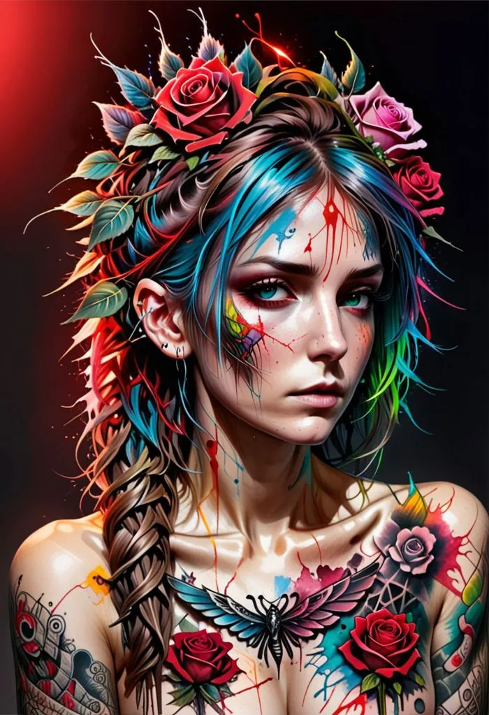 图片[2]_Carne Griffiths XL Style LoRa，Carne Griffiths抽象概念_Qpipi