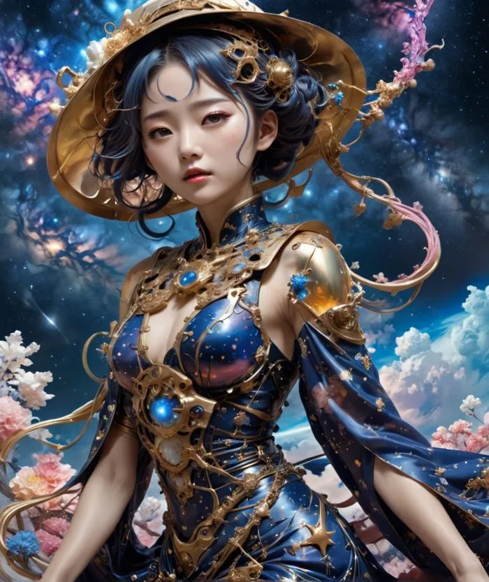 东方超现实科幻幻想风格 Oriental Surreal Scifi Fantasy XL Style LoRa AI绘画作品_Qpipi