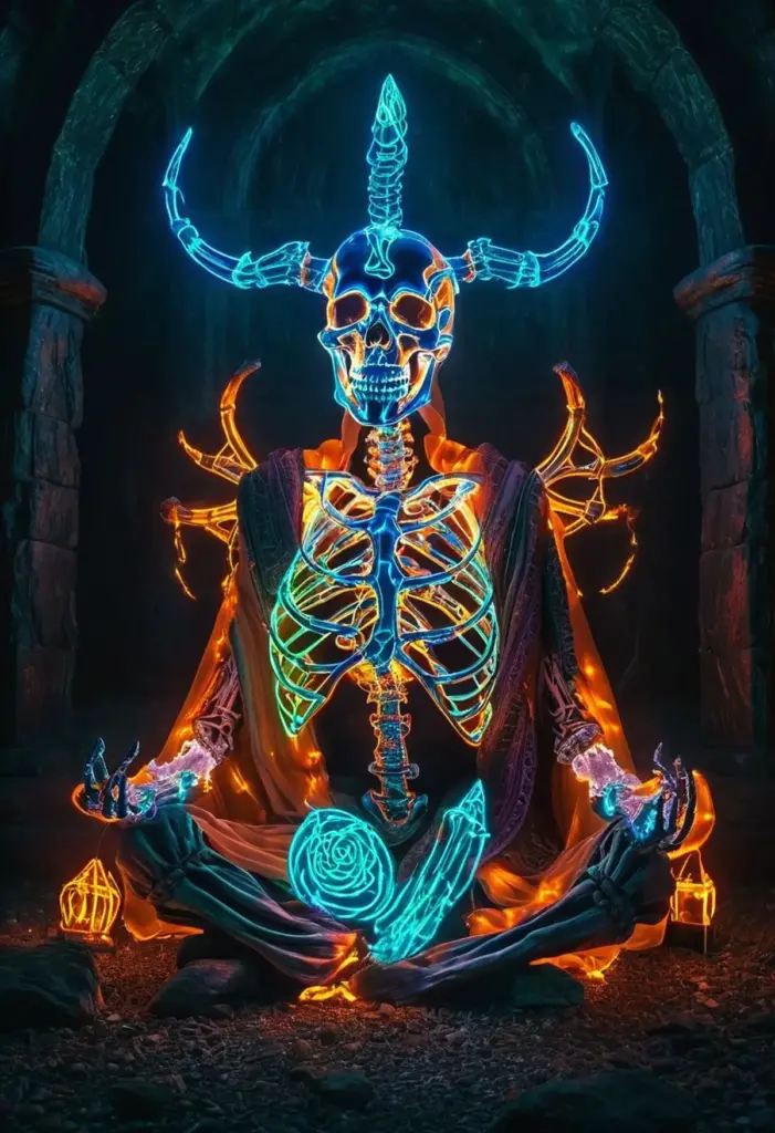 图片[2]_光影涂鸦效果 Light Painting XL LoRA AI绘画作品_Qpipi