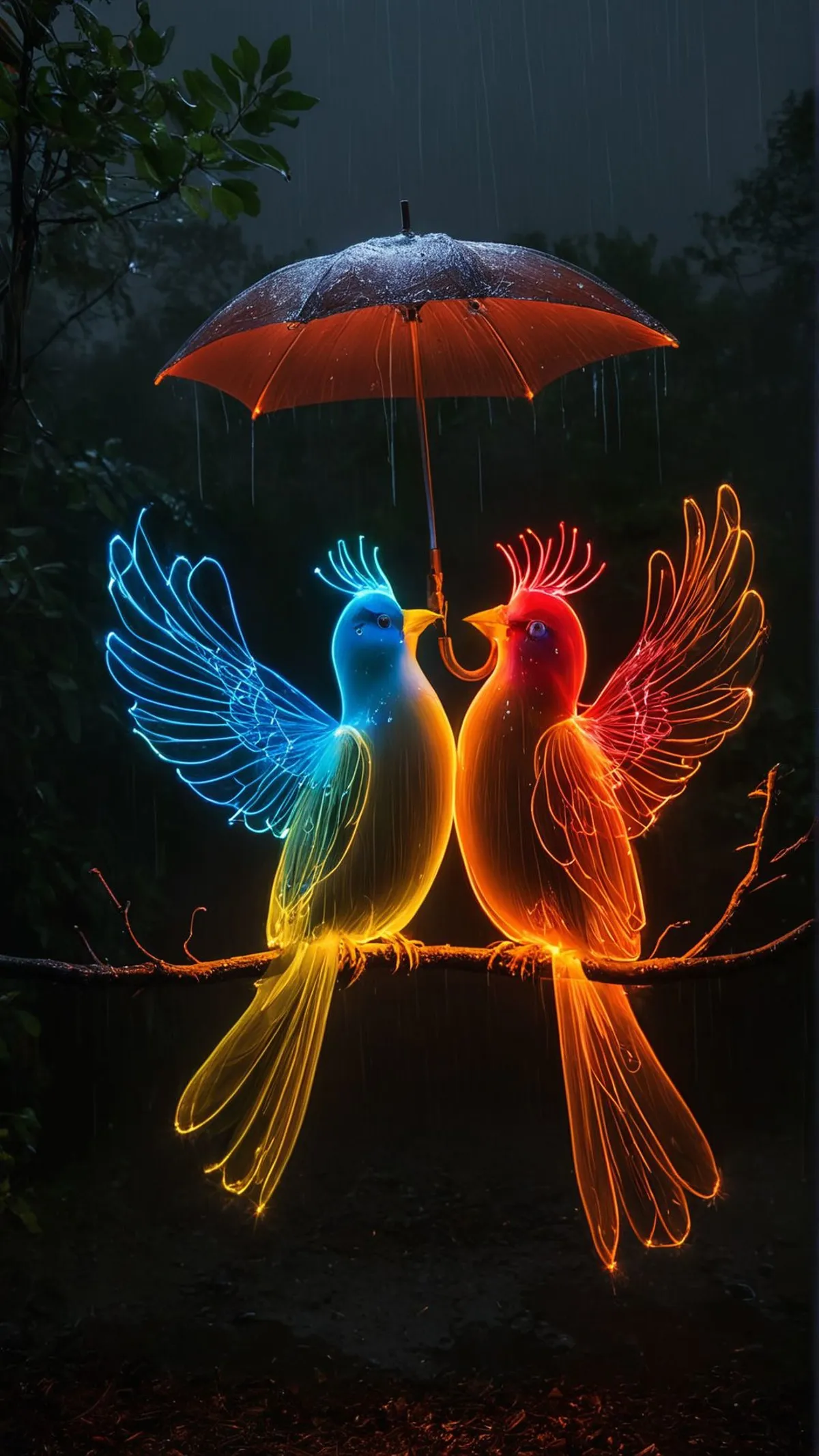 光影涂鸦效果 Light Painting XL LoRA AI绘画作品_Qpipi