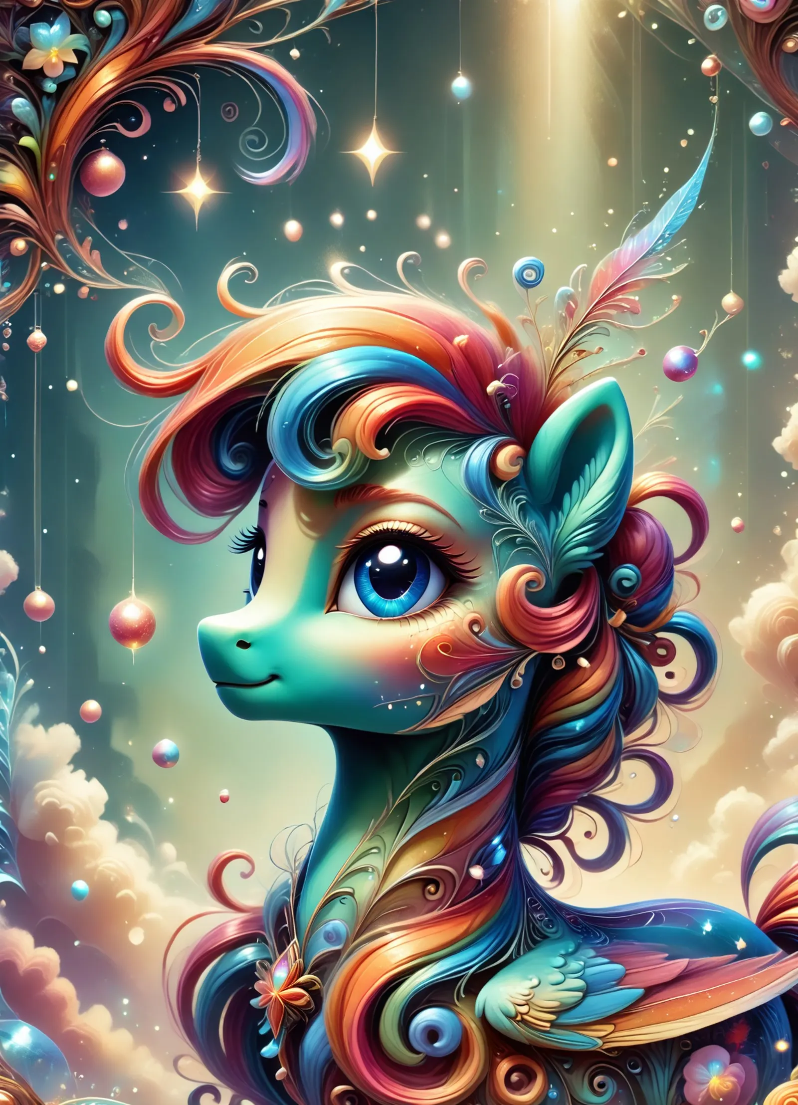 闪烁的色彩效果 Flashing Colors LoRA AI绘画作品_Qpipi