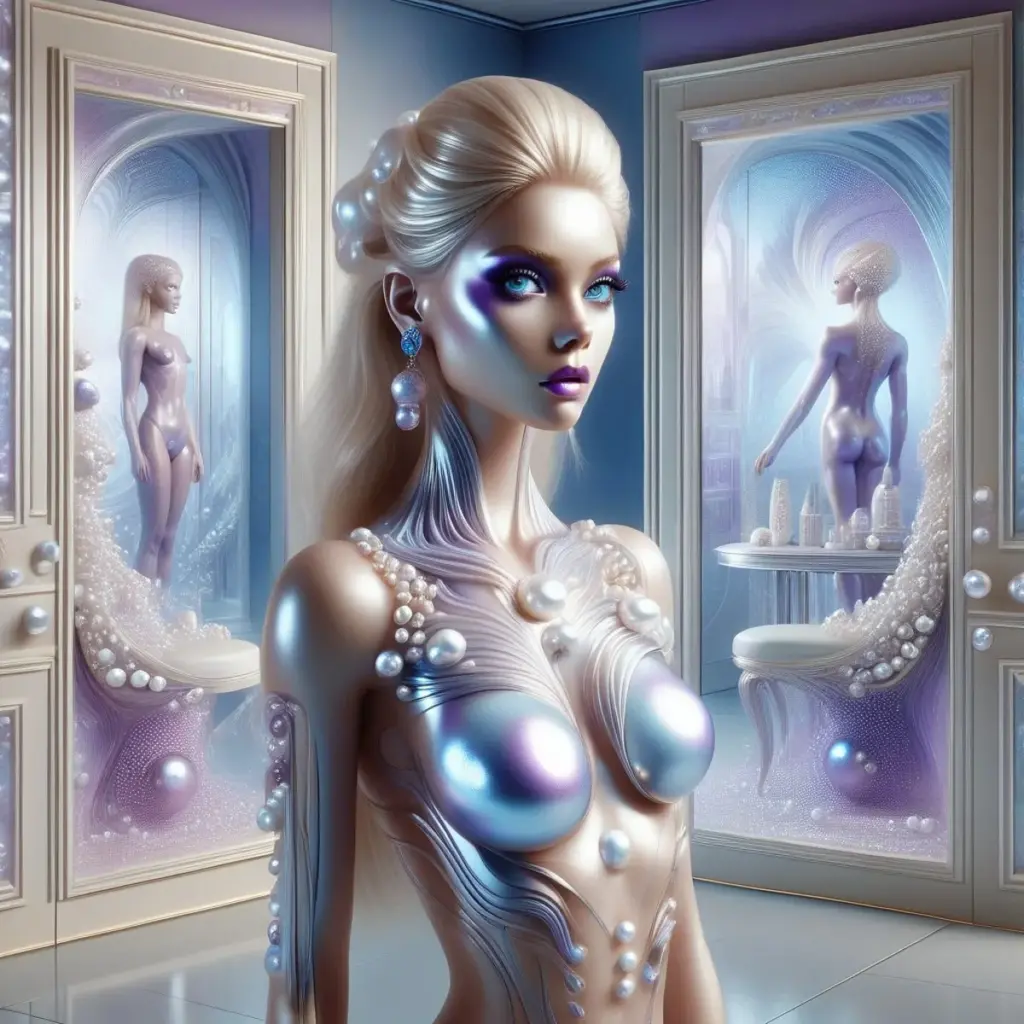 图片[5]_珍珠的变形世界风格 Pearlum World Morph LoRA AI绘画作品_Qpipi